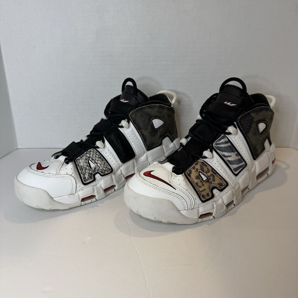 Nike Air More Uptempo '96 Animal Instinct Tunnel White Mens Size 11.5 DZ4838-100